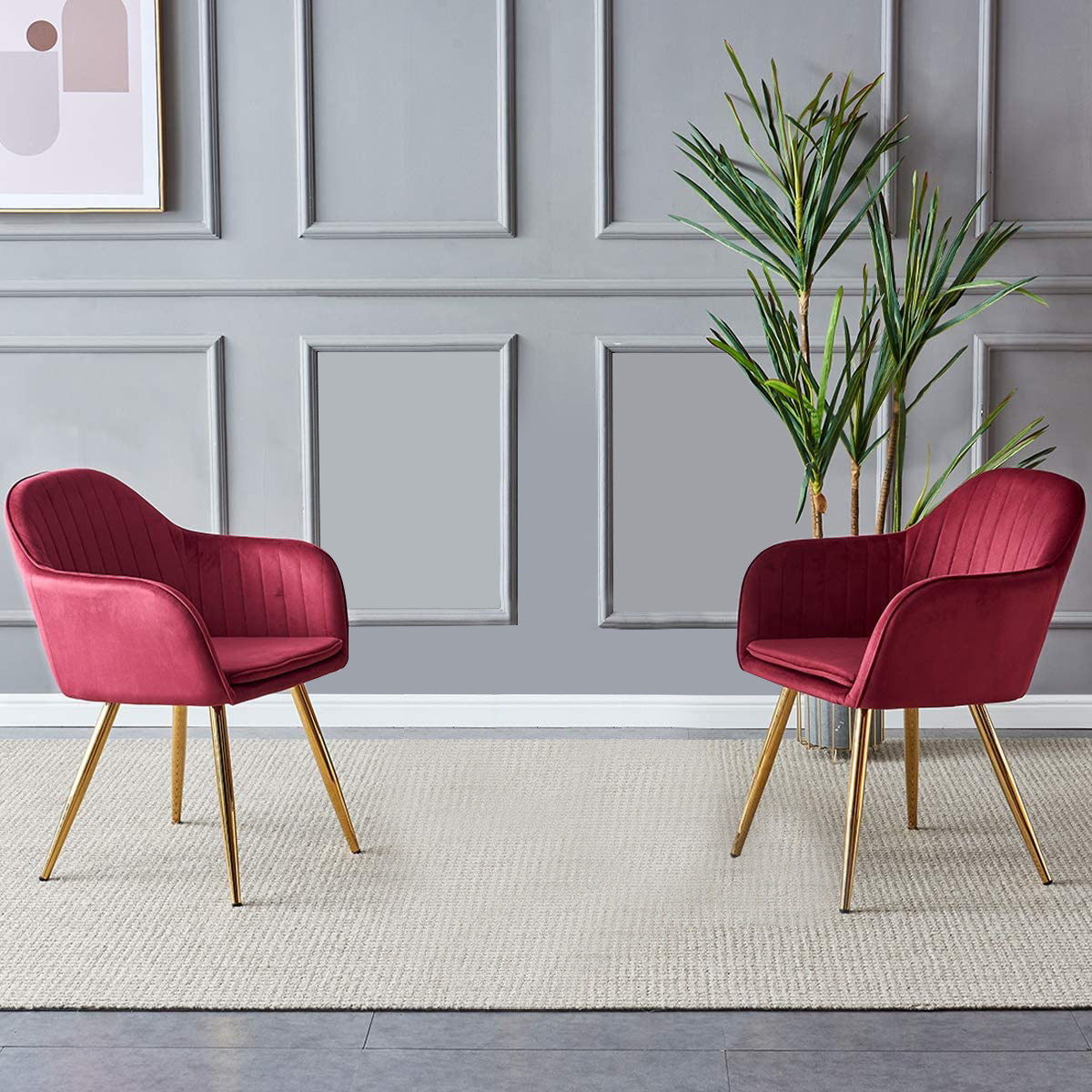 Ribbed Swivel Desk Chair Adjustable Task Chair PU Leather Mid Back Rolling Office Chair with Wheels Padded Task Conference Chair with Backrest for Office Home Computer Without Arms, White