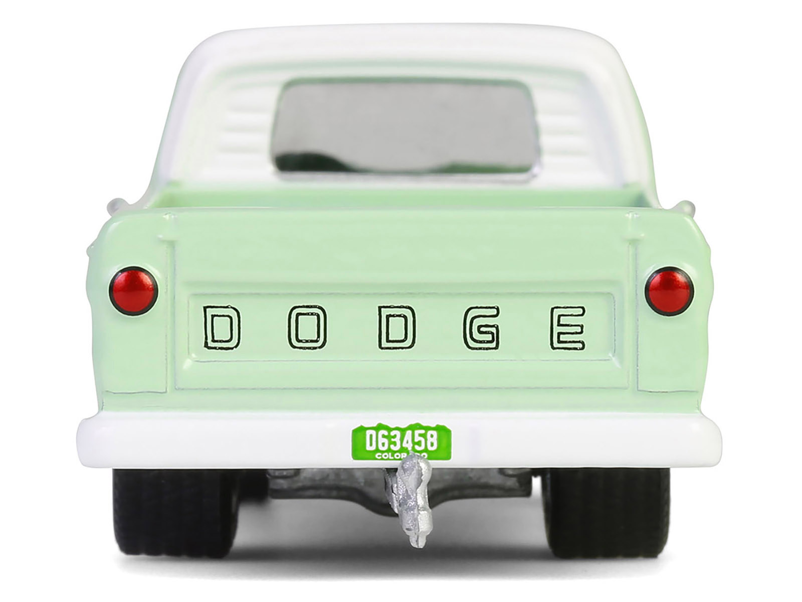 1964 Dodge D-200 Sweptline Pickup Truck Turf Green with White Top "Down on the Farm" Series 10 1/64 Diecast Model by Greenlight