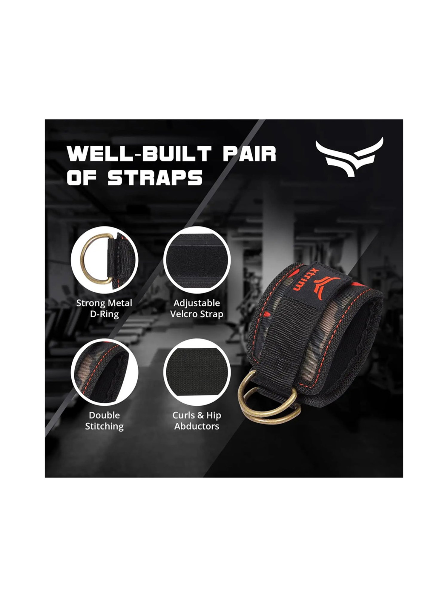 Xtrim Durafit Ankle Strap (Orange)