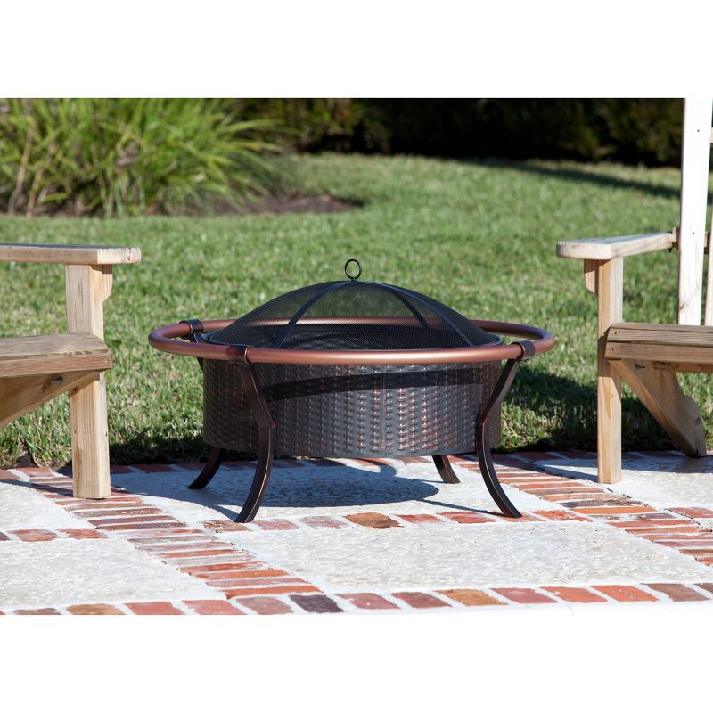 Copper Rail Fire Pit - Fire Sense