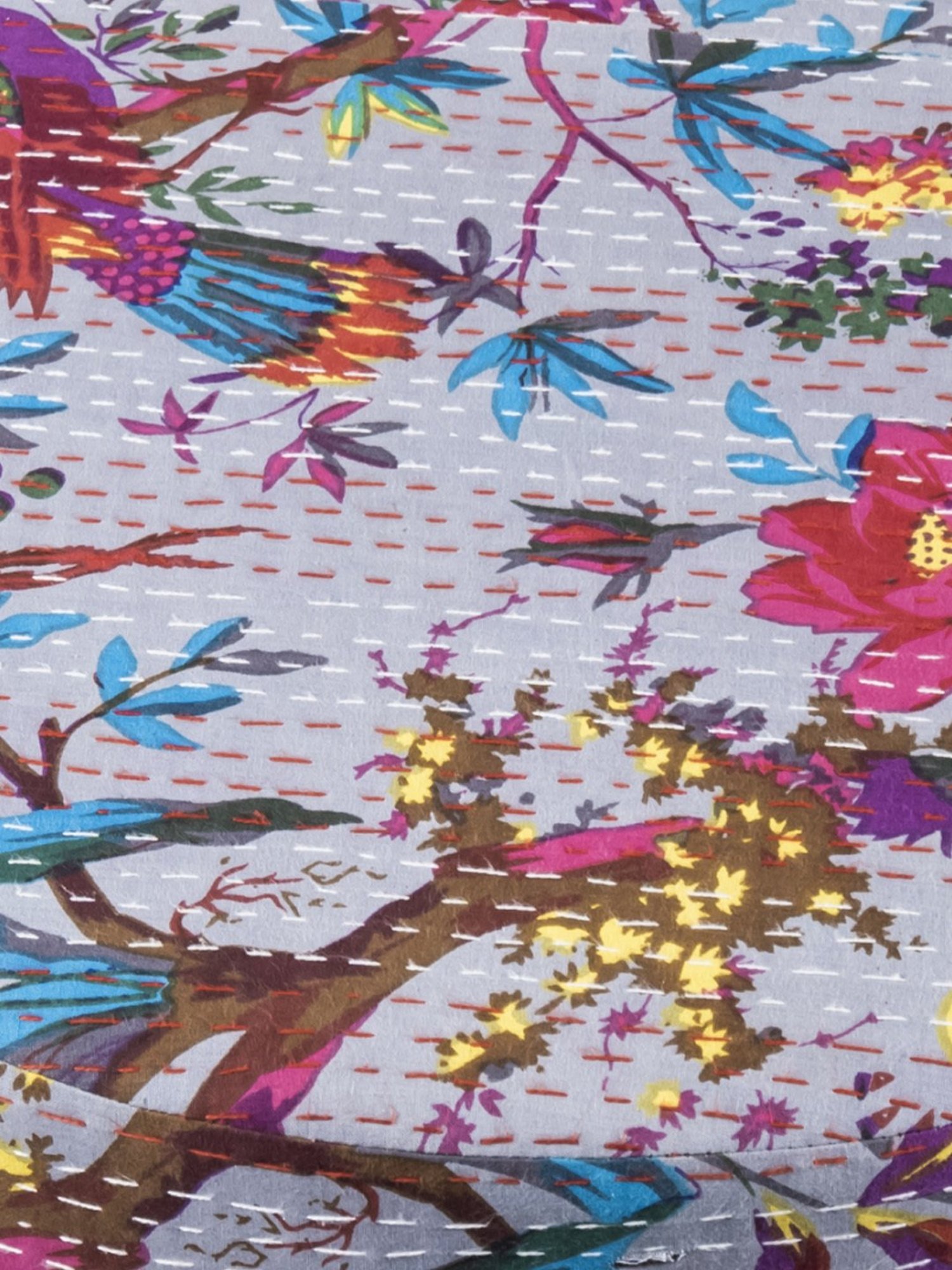 Chumbak French Sahara Solid Mustard Yellow Wood Ottoman