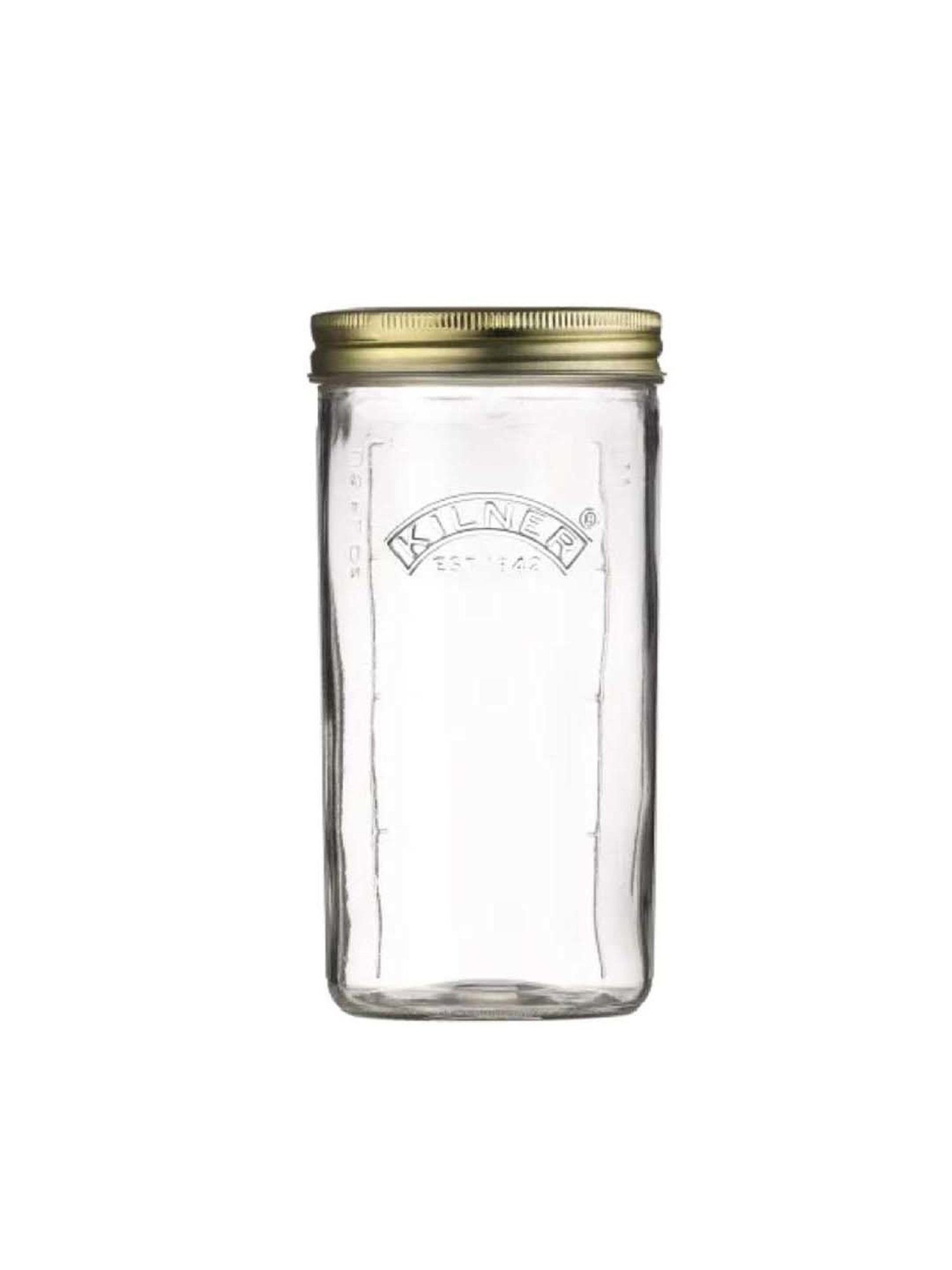 Kilner Transparent Glass Wide Mouth Preserve Jar (1 L)
