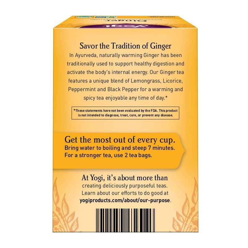 Yogi Tea - Ginger Tea - 16ct
