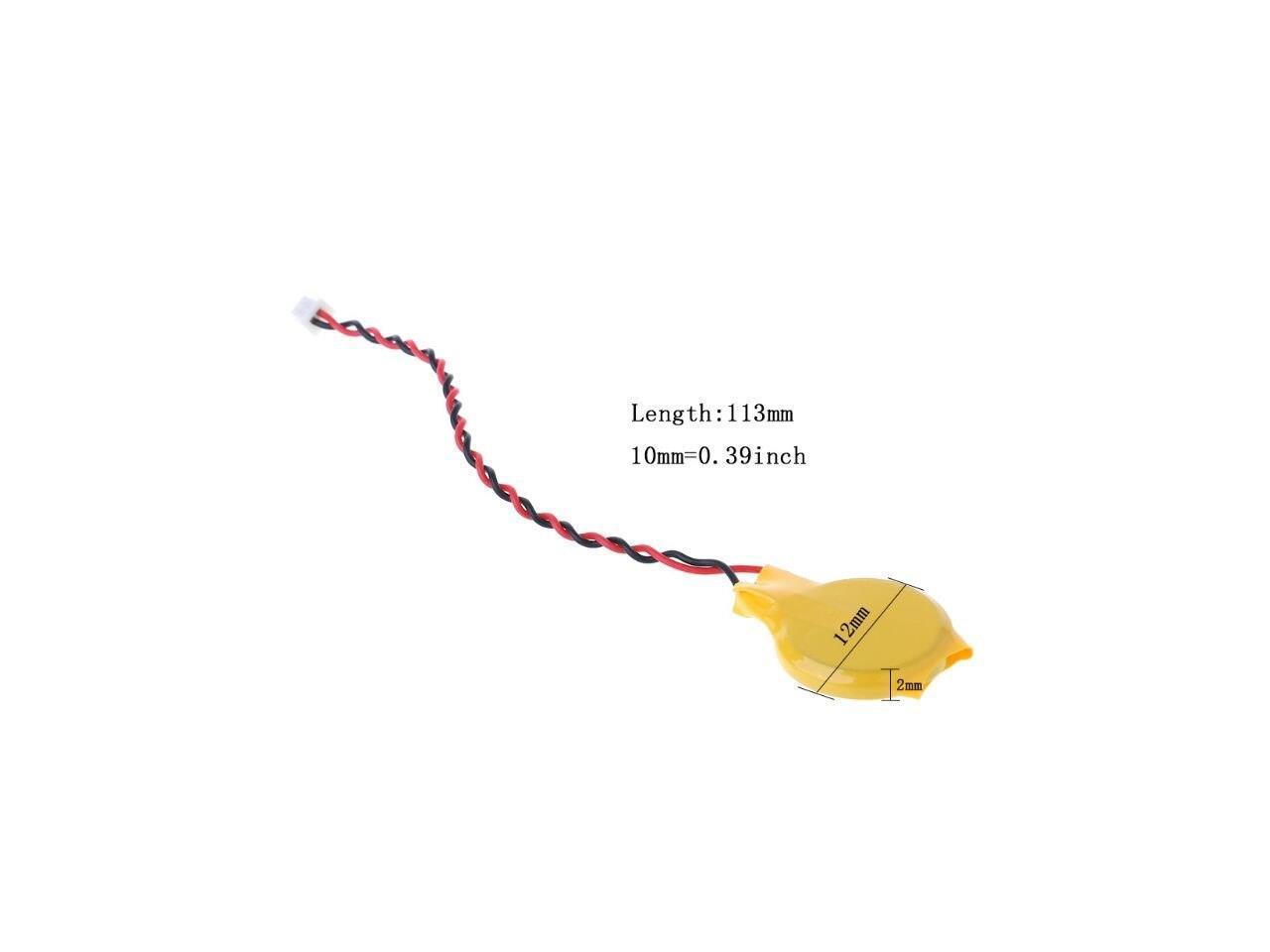 5pcs CR2032 2032 Battery With Wire Disassemble Battery Wire 2 pin Laptop Motherboard BIOS CMOS Battery