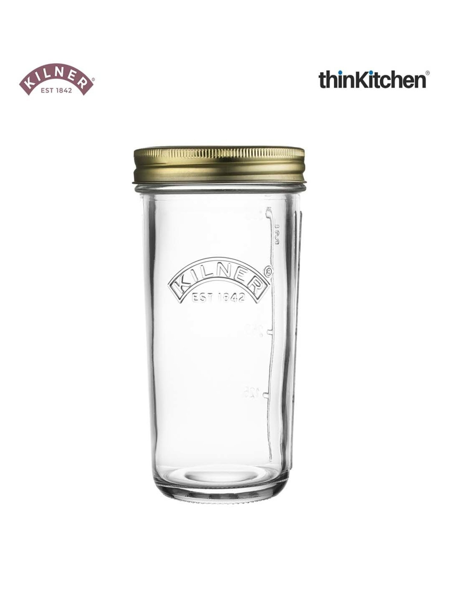 Kilner Transparent Glass Wide Mouth Preserve Jars (0.5 L) - Set of 3