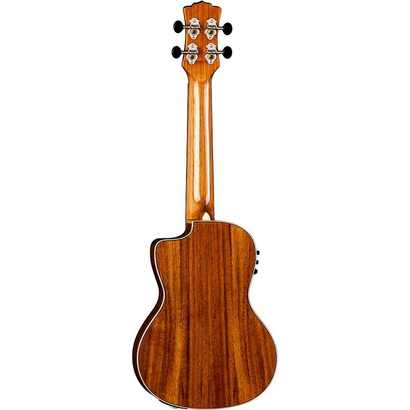 Luna Guitars Vista Deer Tropical Wood Concert Acoustic-Electric Ukulele Gloss Natural