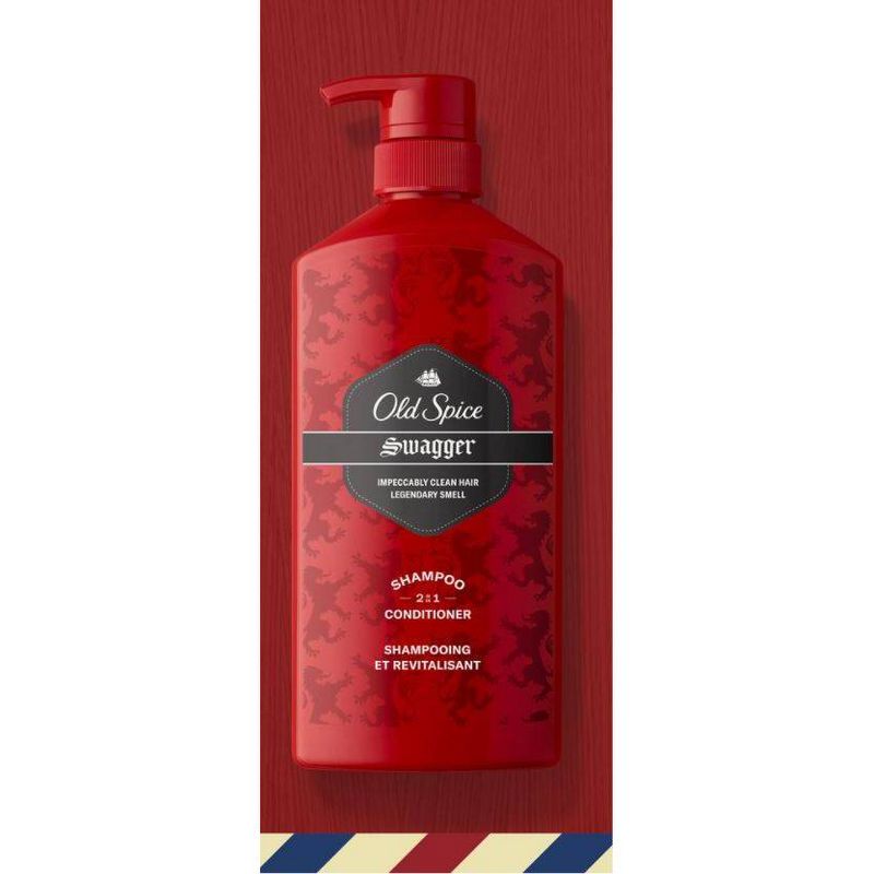 Old Spice Swagger 2-in-1 Shampoo and Conditioner for Men - 21.9 fl oz