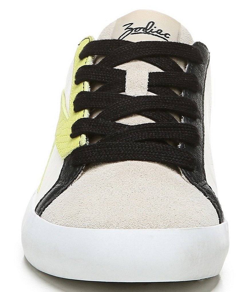 Kendall + Kylie Women's Anthracite Leopard EZORA 2.0 Low Top Lace Up Multi Sneakers