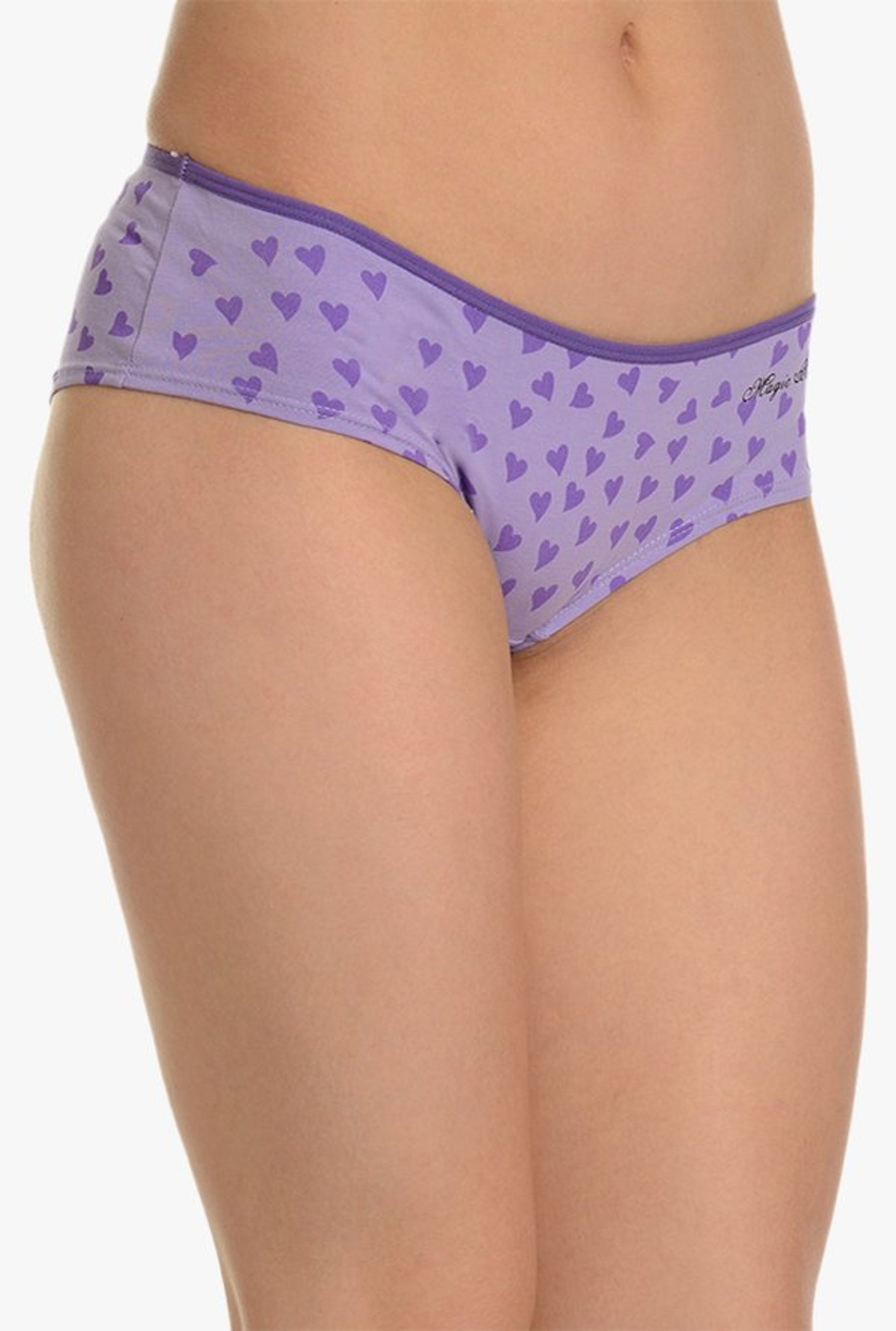 Da Intimo Purple & Pink Hipster Panty (Pack Of 2)
