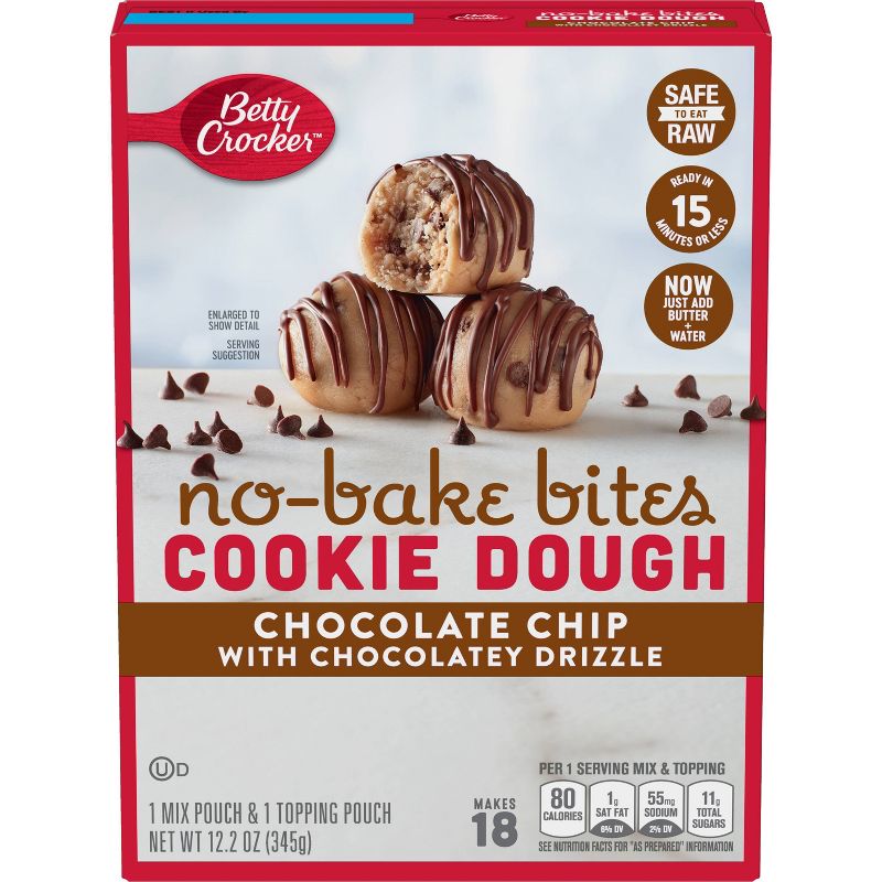 Betty Crocker Edible Chocolate Chip Cookie Dough - 12.2oz