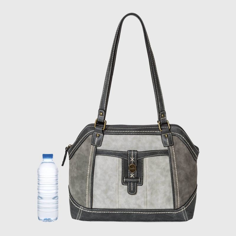 Favore Tan Solid Medium Satchels