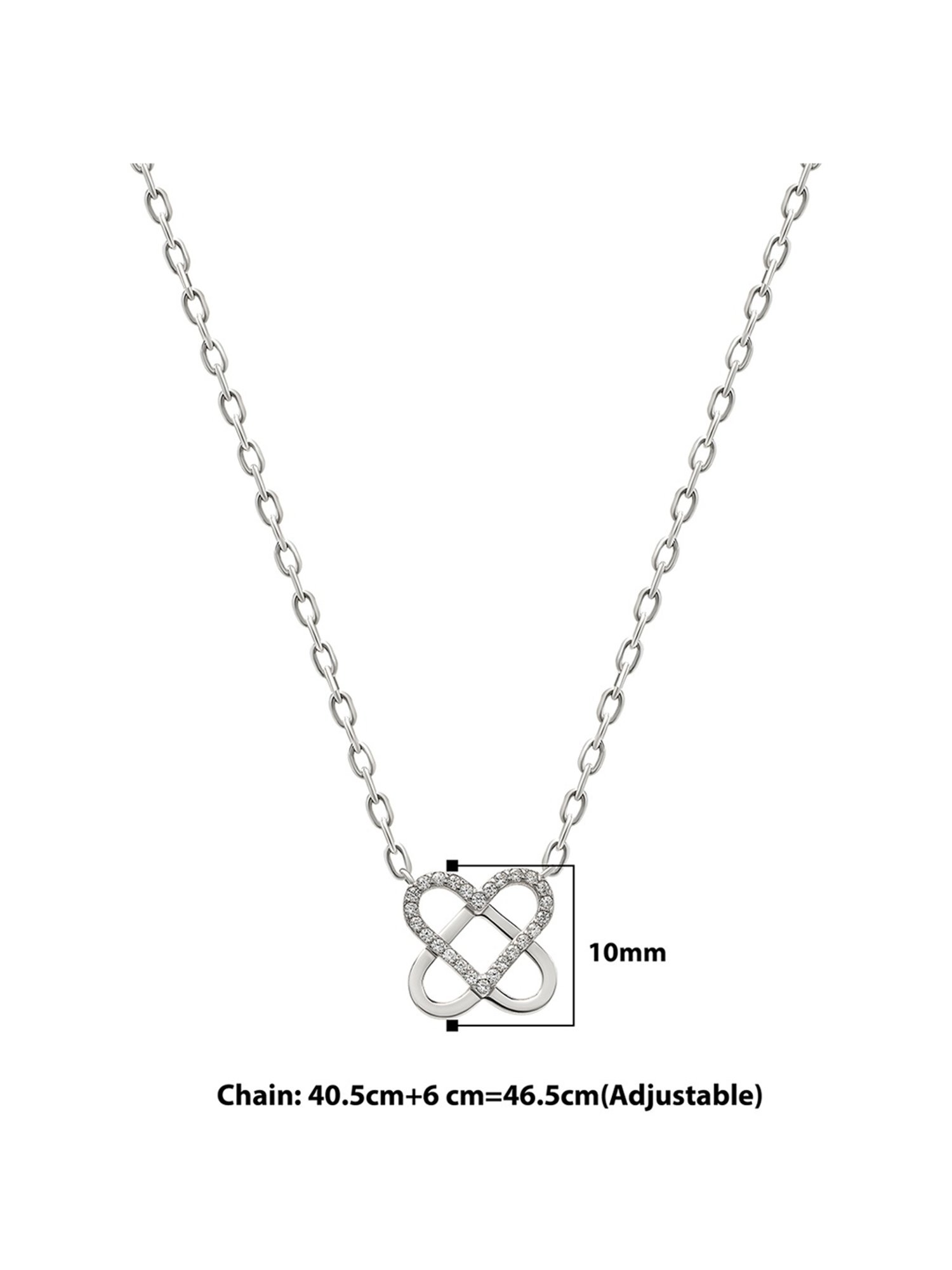 Silberry 92.5 Sterling Silver Delight Necklace