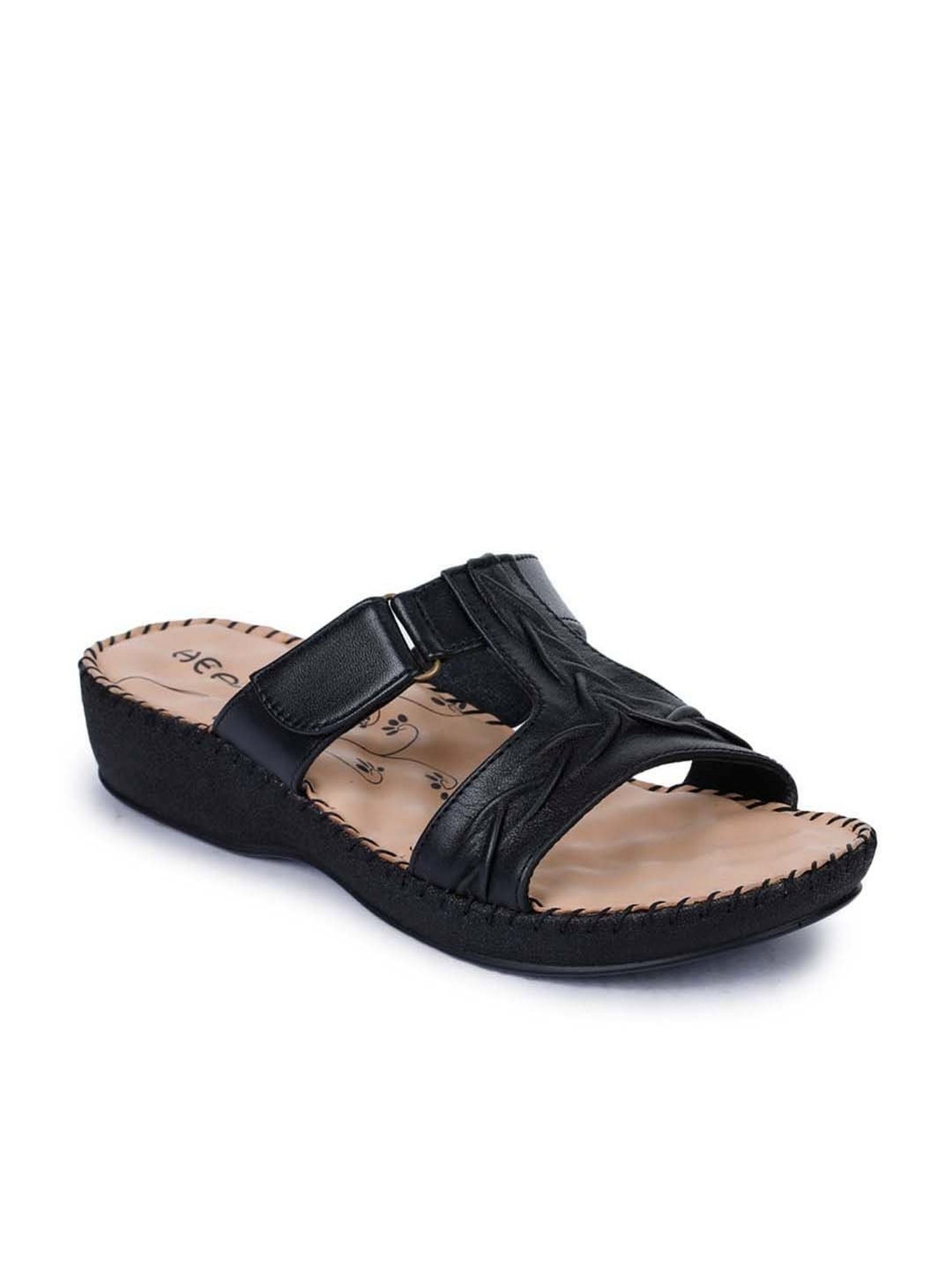 Healers by Liberty Women's Black Comfort Sandals