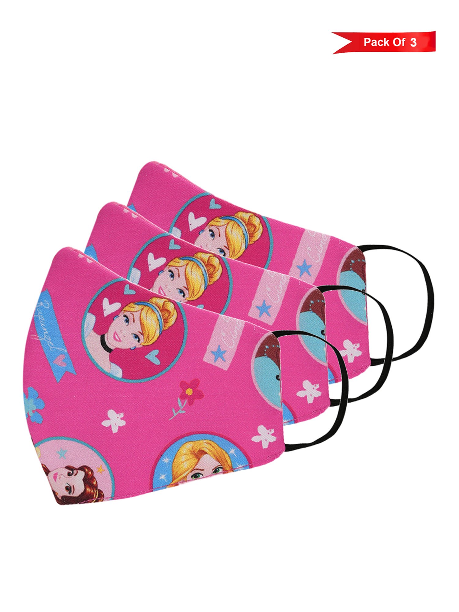 Tossido 8 - 14 Yrs. KIDS 3 Layered Reusable Face Masks - Pack of 3