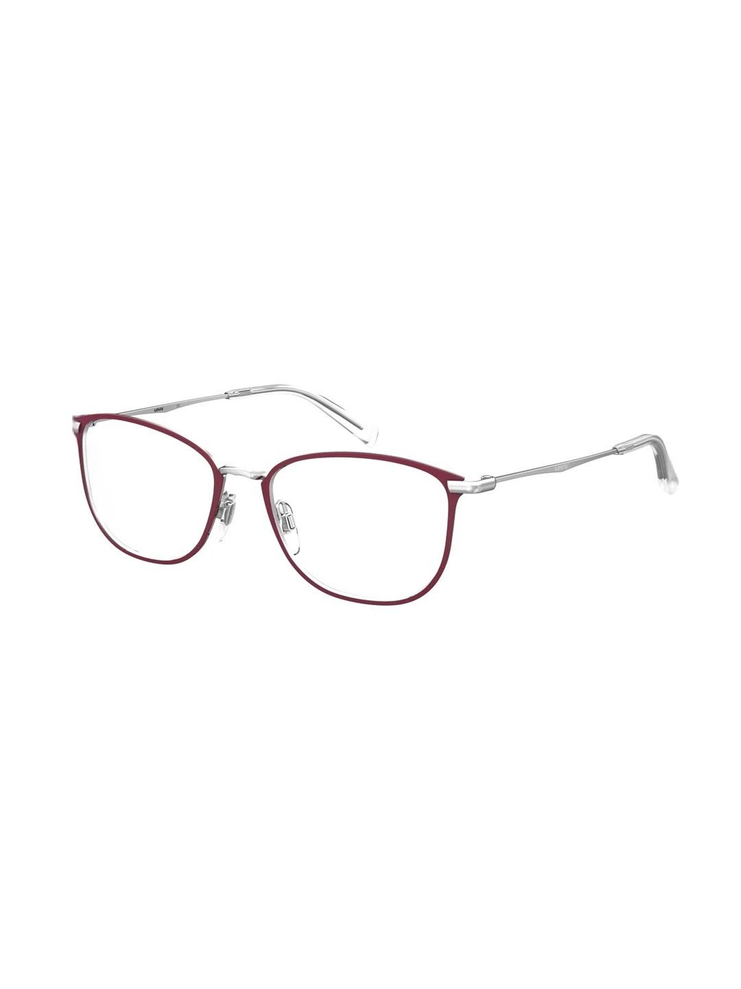 Levi's Maroon Rectangular Eye Frames for Women