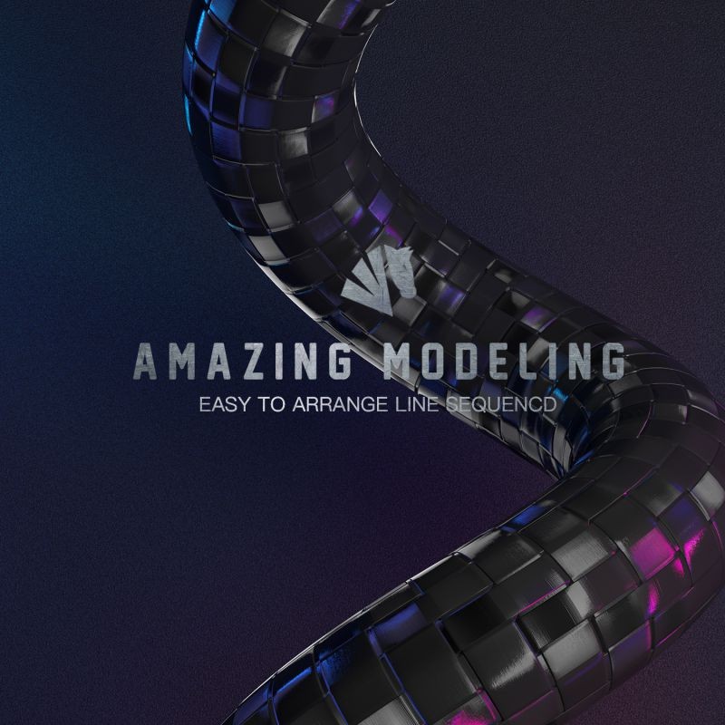 Graphics Card 6+2Pin 8Pin Male to Male Adapter Power Cable for Great Wall Dragon Module Power Supply with Net Cover,Black,about 58cm