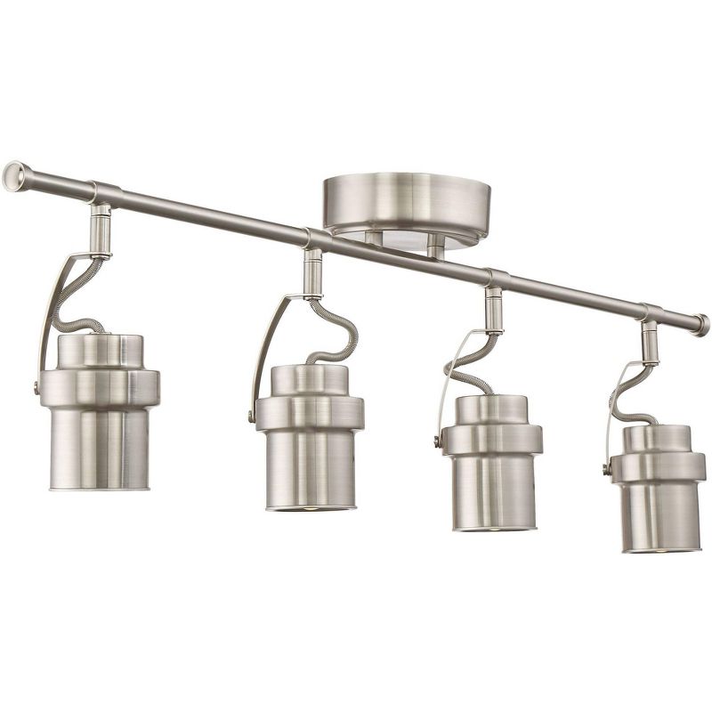 Pro Track&reg; Gladstone 4-Light Nickel LED Track Fixture