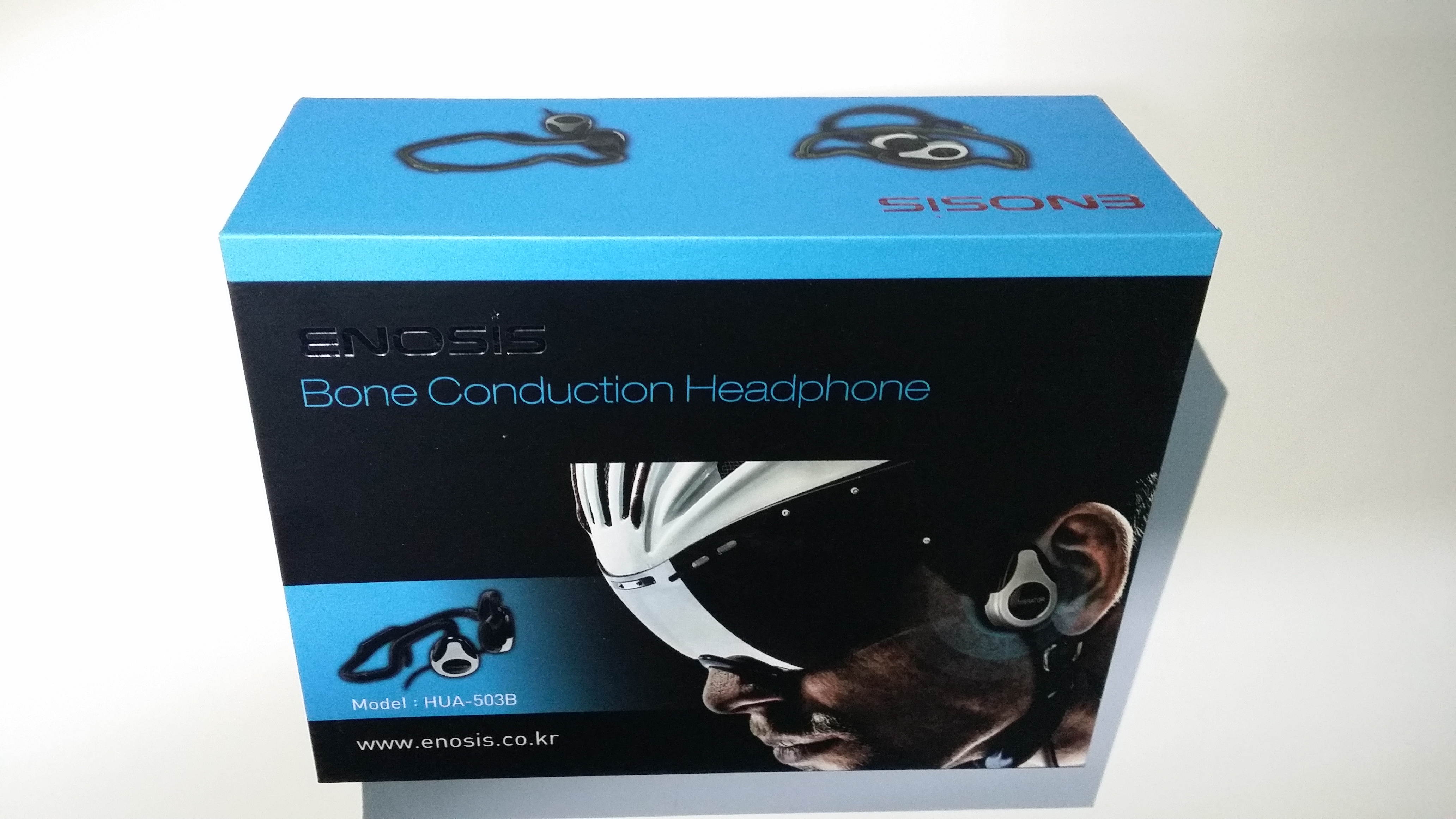 Hitrons Solutions ENO-ABLK Open Ear Bone Conduction Headphone with Amplifier, Outdoor & Biking - Black
