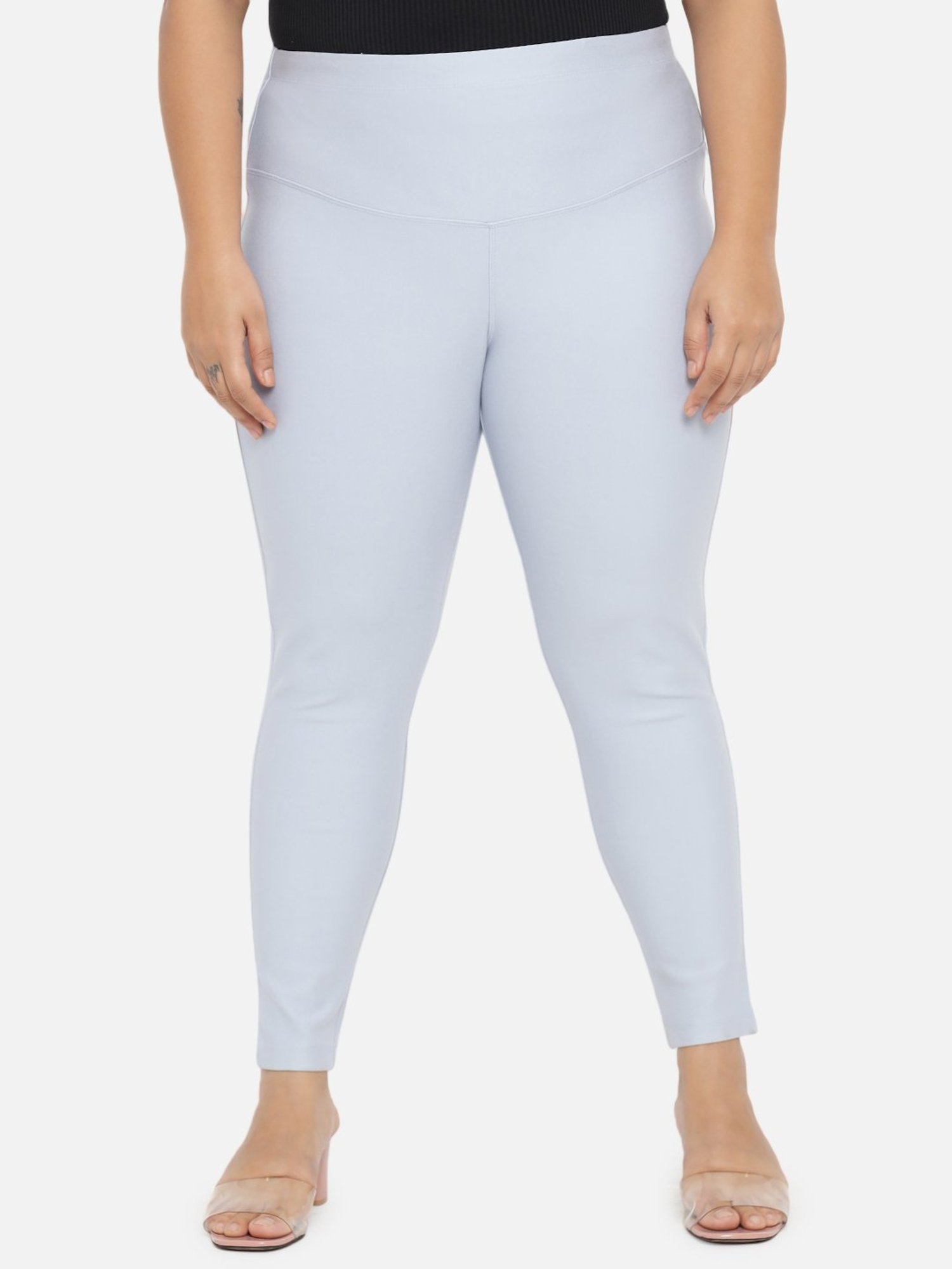 Amydus Purple Mid Rise Jeggings