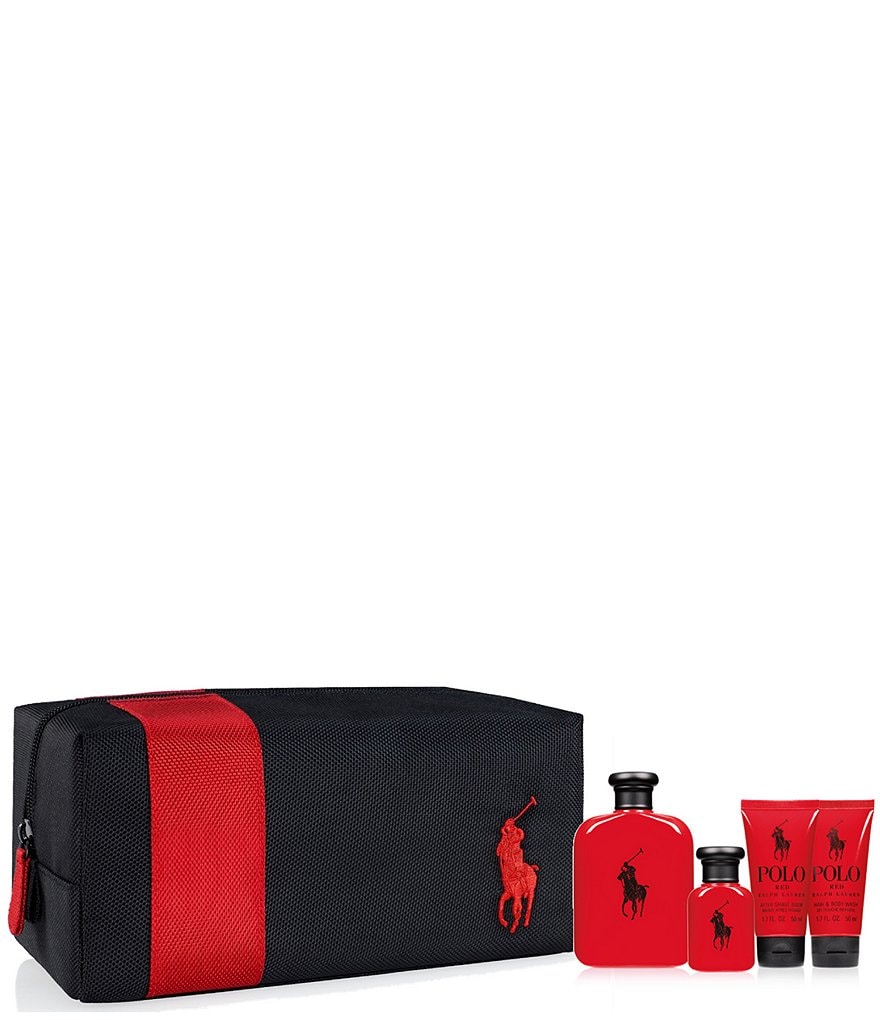 Ralph Lauren Polo Red Eau de Toilette 4 Piece Gift Set