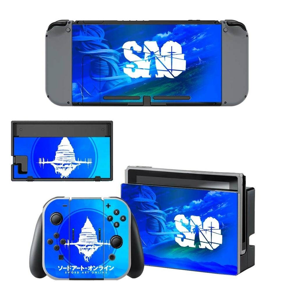 Sword Art Online Nintendoswitch Skin Nintend Switch Stickers Decal for Nintendo Switch Console Joy-con Controller Skins Stickers