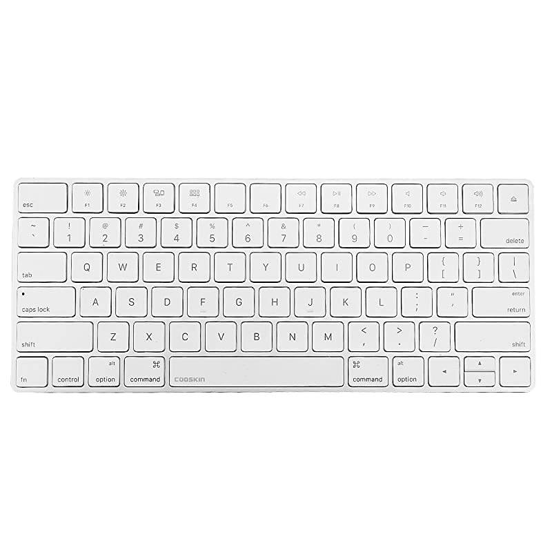 Keyboard Cover Skin for Apple Wireless Magic Keyboard Ultra Thin Clear Soft TPU Type Protector, 2015 US Version (MLA22LL/A)