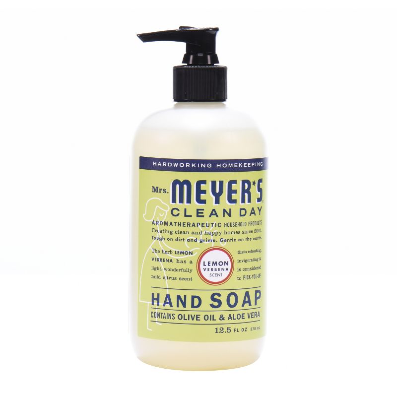 Mrs. Meyer's Clean Day Liquid Hand Soap Lemon Verbena Scent - 12.5 fl oz