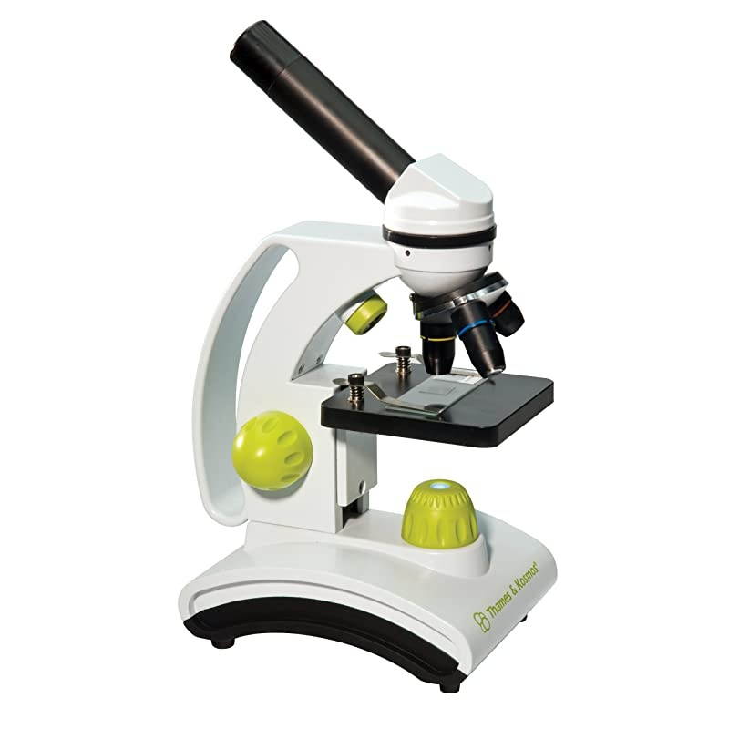 TK2 Scope Biology and Durable Metal Microscope Set with Glass Optics, 25 Experiments and 48 Page Full Color Lab Manual, Professional Student Quality (636815)