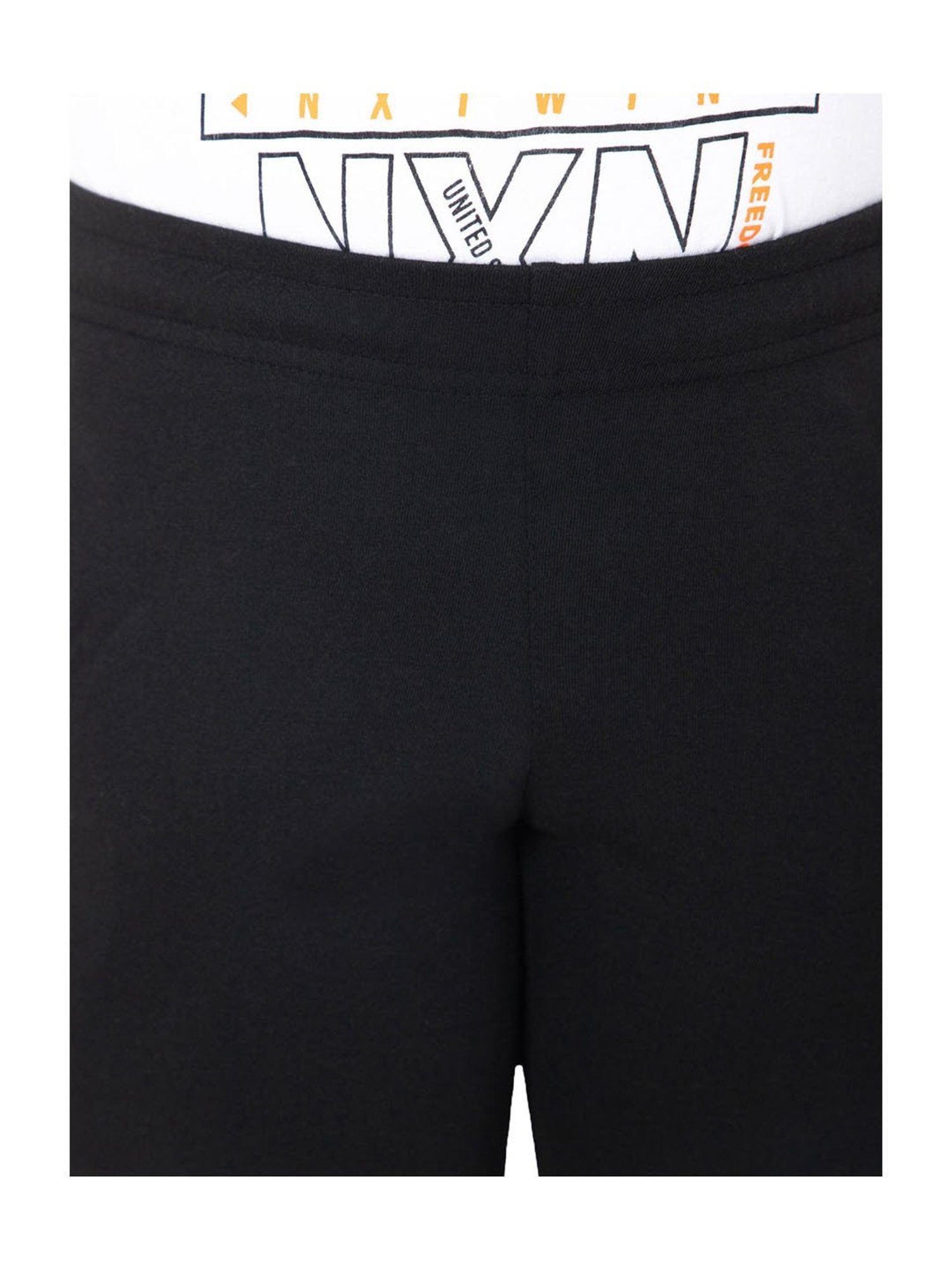 Bodycare Boys Black Graphic Print Trackpants