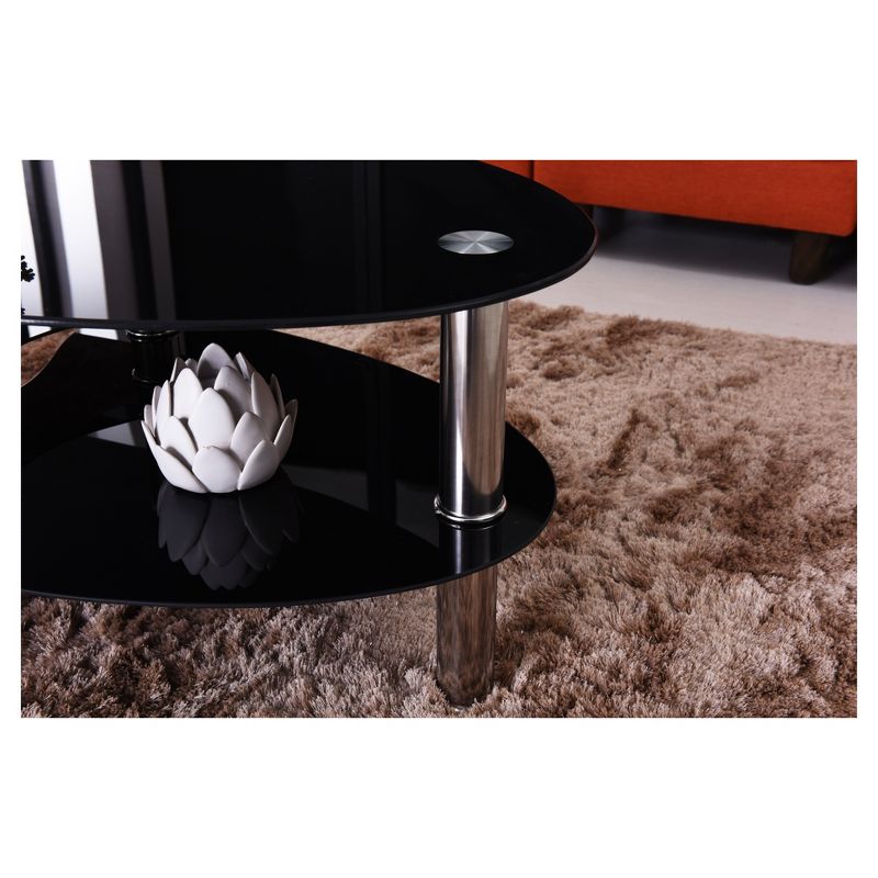 Coffee Table Black - Hodedah Import