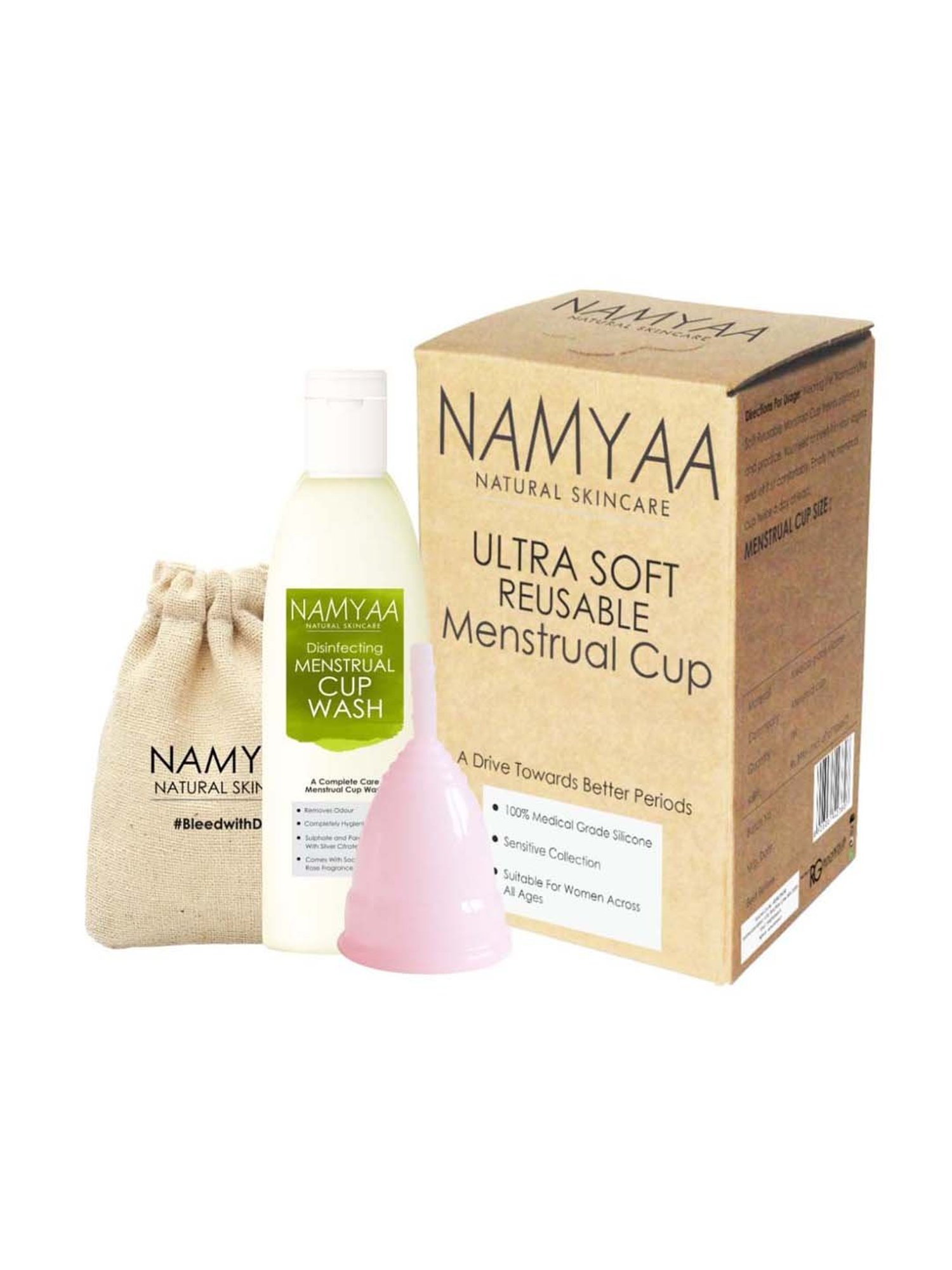 Namyaa Ultra Soft Medium Reusable Menstrual Cup - 50 gm