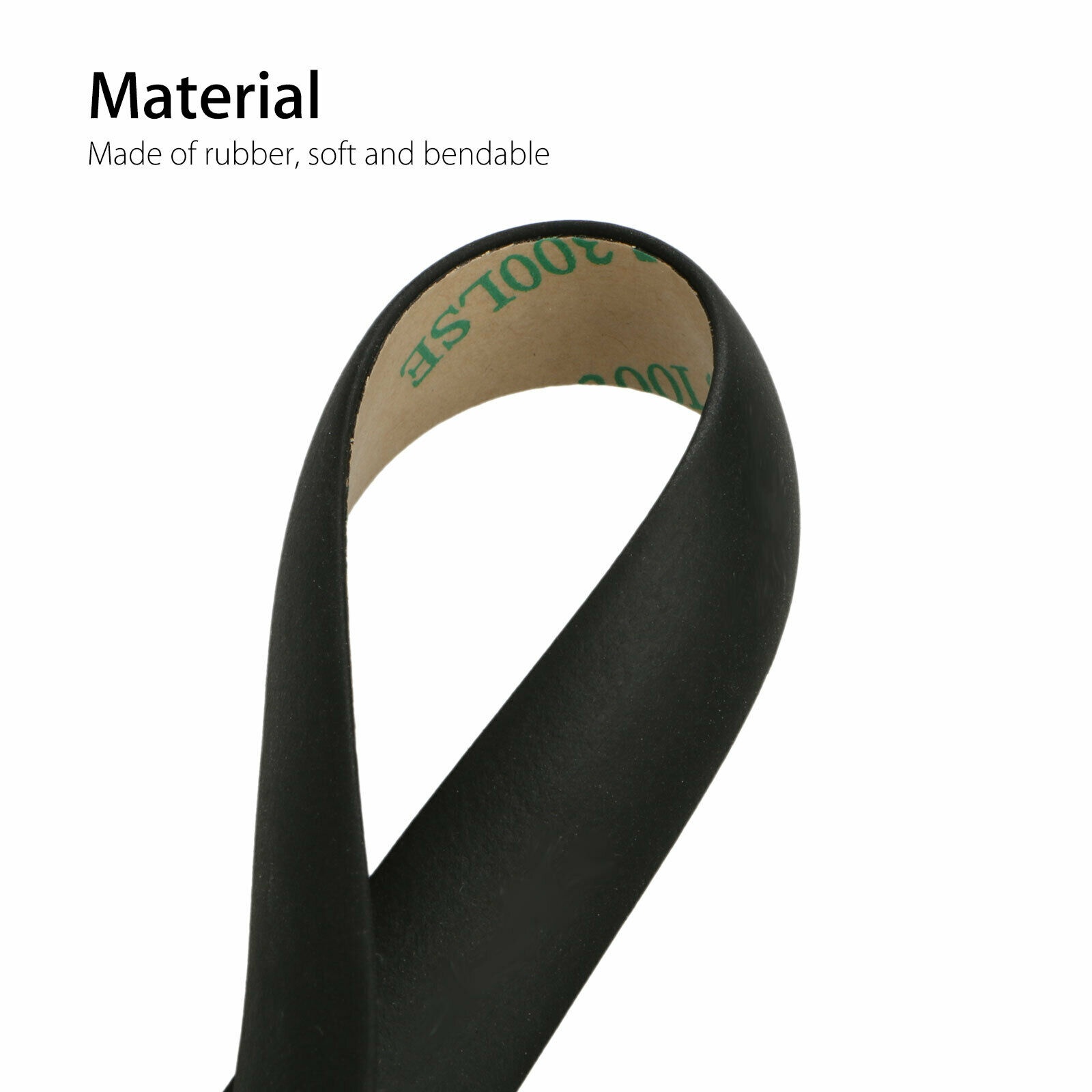 5M /16FT Waterproof Rubber Seal Weather Strip Trim For Car Front Rear Windshield