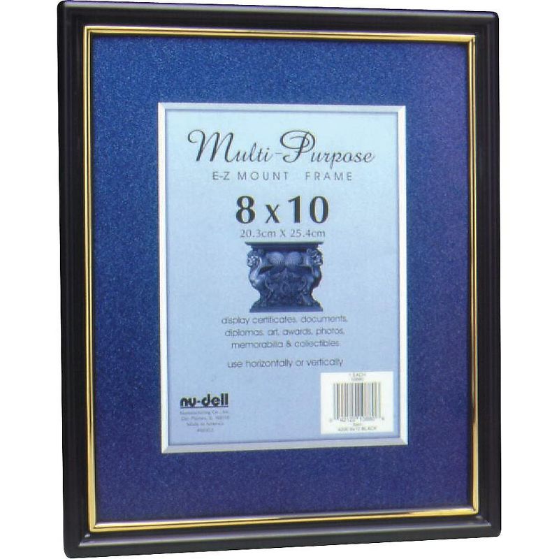 Nu-Dell E-Z-Mount Frame, 10x8, Glass Face 10880
