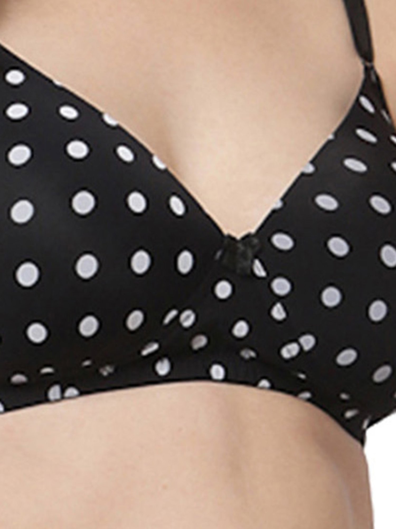 Cukoo Black & Pink Printed Full Coverage Non-Wired Bra - Pack of 2