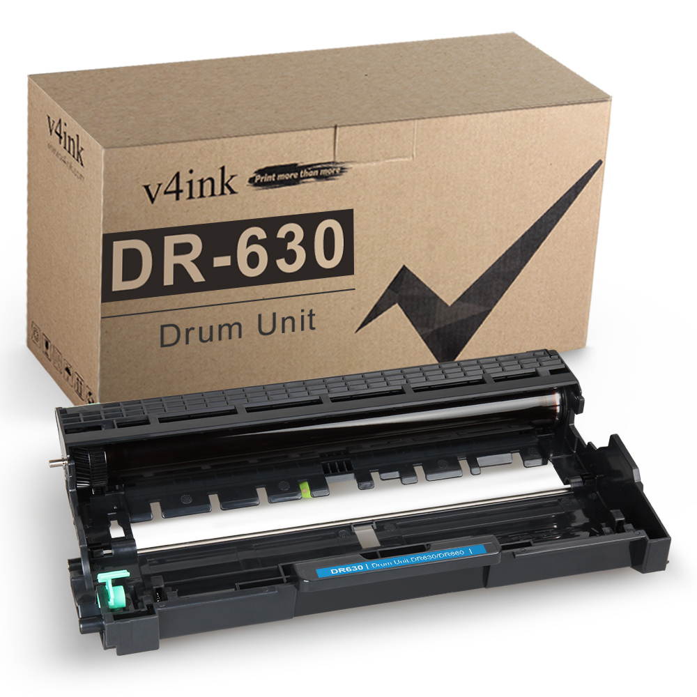 V4INK DR630 Compatible Drum Unit Replacement for Brother DR-630 (Black,1-Pack) for Brother HL-L2340DW HL-L2300D HL-L2380DW MFC-L2700DW L2740DW DCP-L2540DW L2520DW HL-L2320D MFC-L2720DW L2740DW