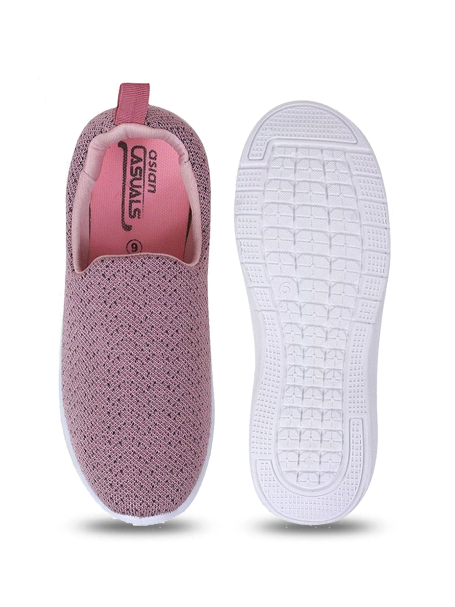 Asian Women's Mauve Walking Shoes