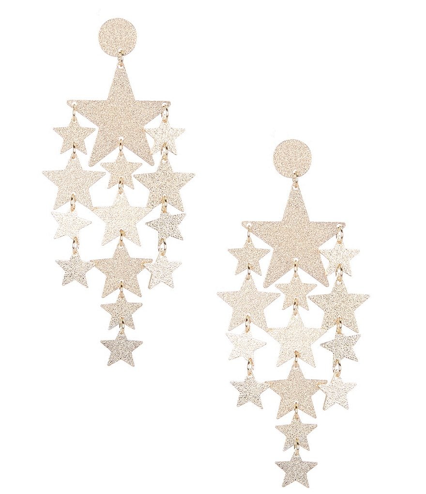 Anna & Ava Falling Stars Statement Earrings