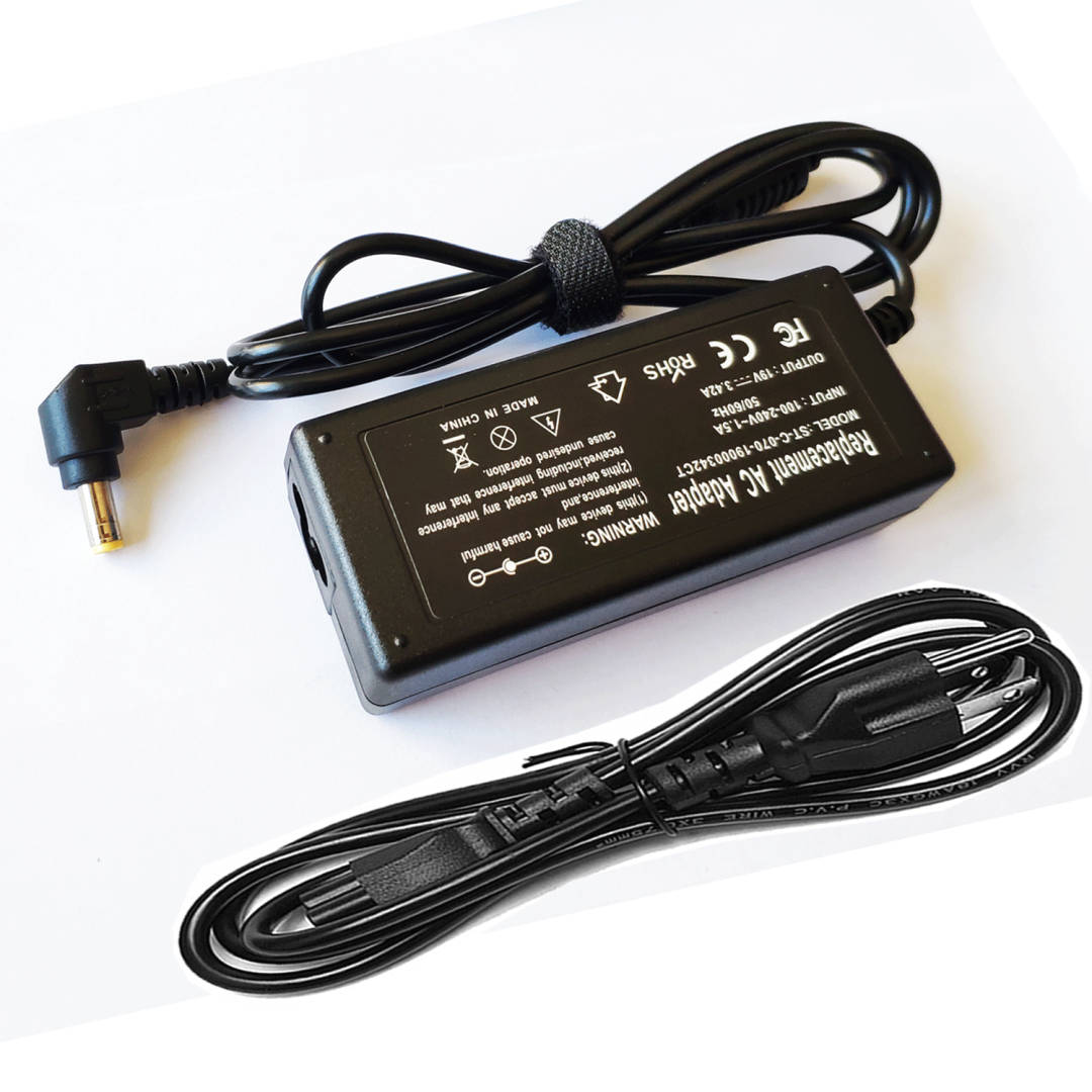 Antoble AC Adapter Charger Cable Cord for Gateway MS2370, NE51B18u, VG70 Laptops Power Supply