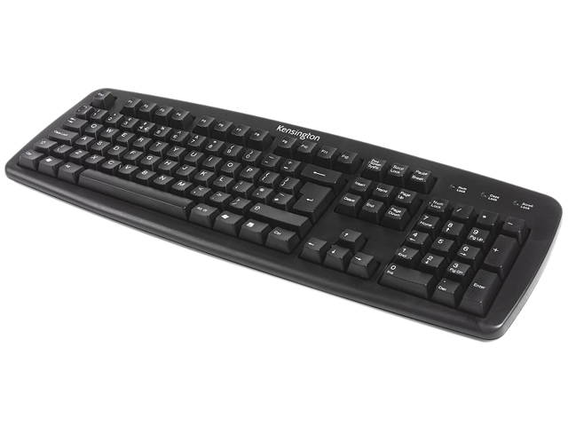 Kensington K64370A Black Wired Keyboard