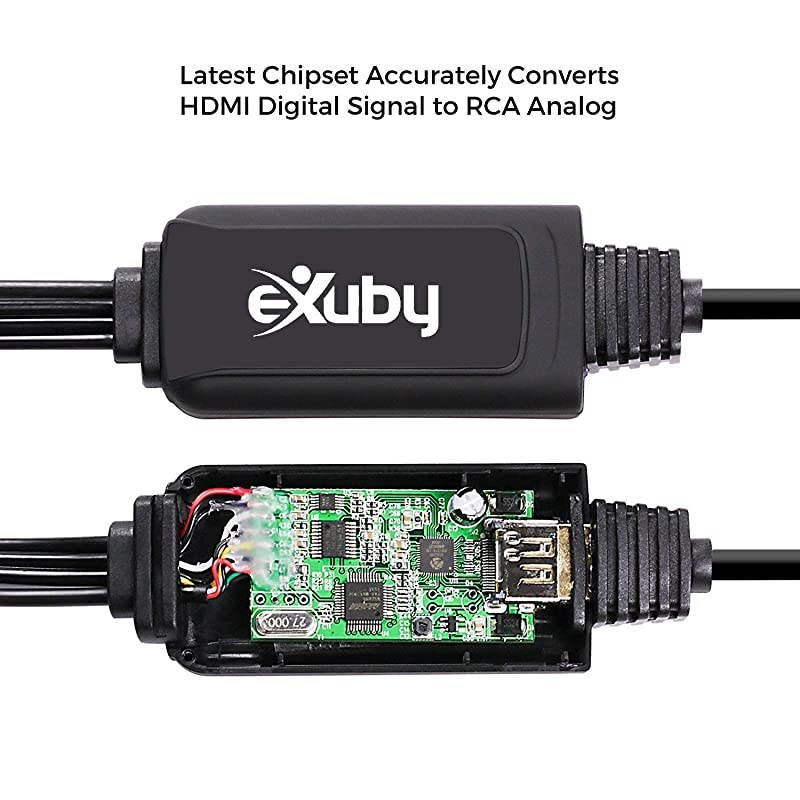 to RCA Cable Converts Digital Signal to Analog RCAAV Works wTVHDTVXbox 360PCDVD More AllinOne Converter Cable Saves You Money to AV Converter