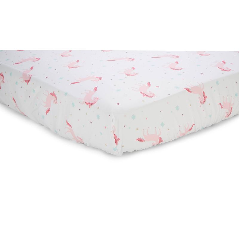 Unicorn Toddler Sheet Set Pink