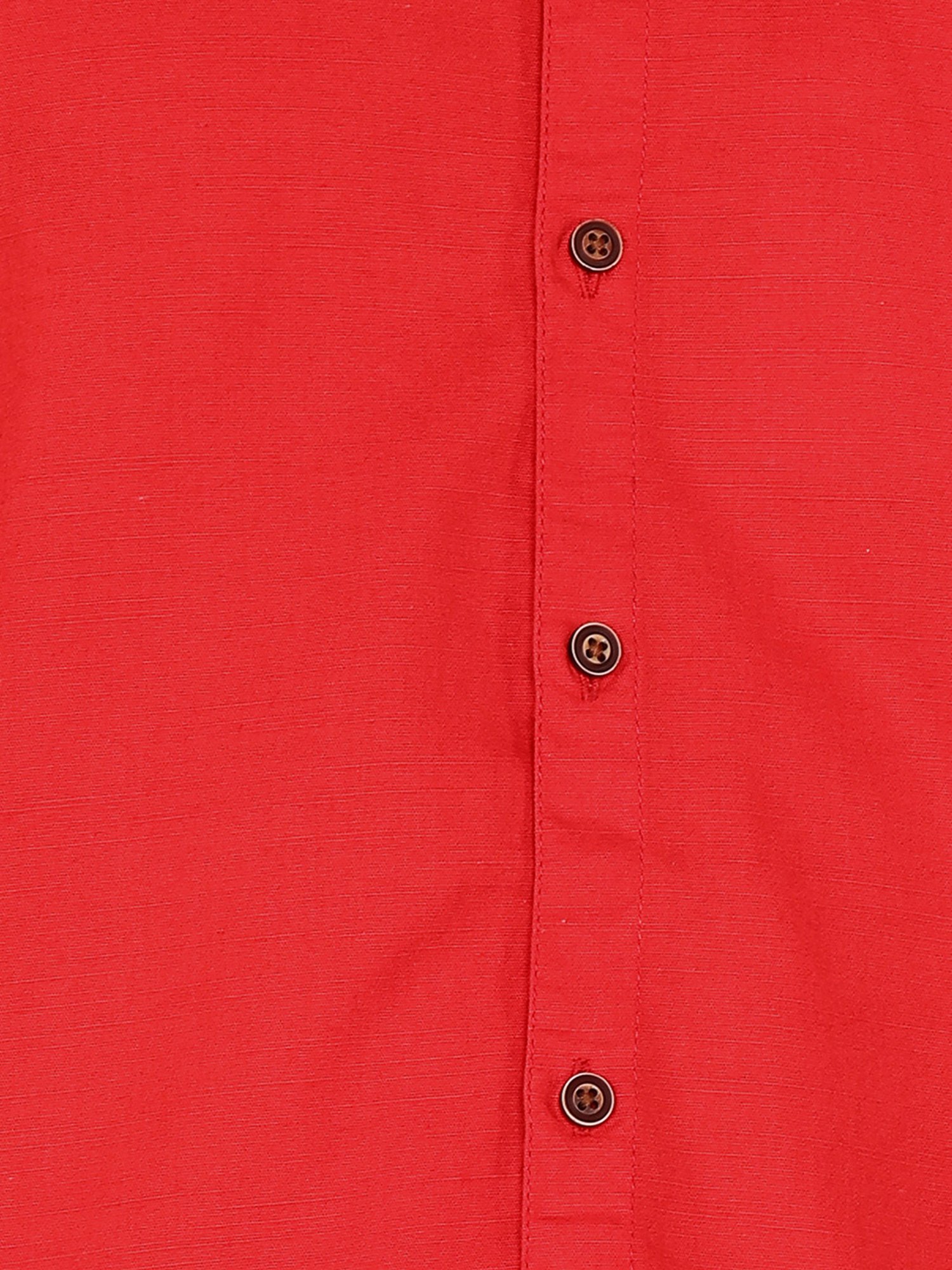 Kuons Avenue Salmon Pink Slim Fit Shirt