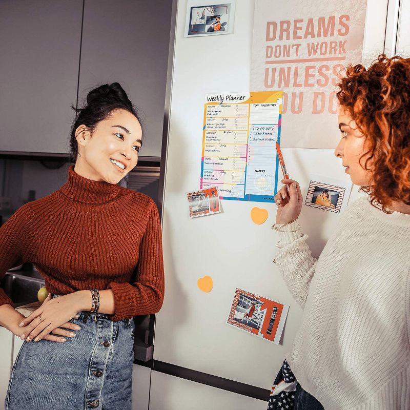 2021-22 Academic Planner 8.5" x 11" Flexible Cover Weekly/Monthly Wirebound Rose - The Home Edit