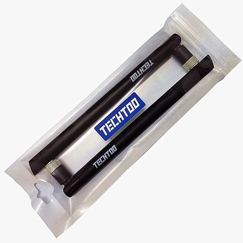 WiFi Antenna Dual Band 7dBi 2.4GHz/5.8GHz with RP-SMA Connector for Wireless Network Router USB Adapter PCI Card IP Camera DJI Phantom Wireless Range Extender FPV UAV Drone (Black 2-Pack)