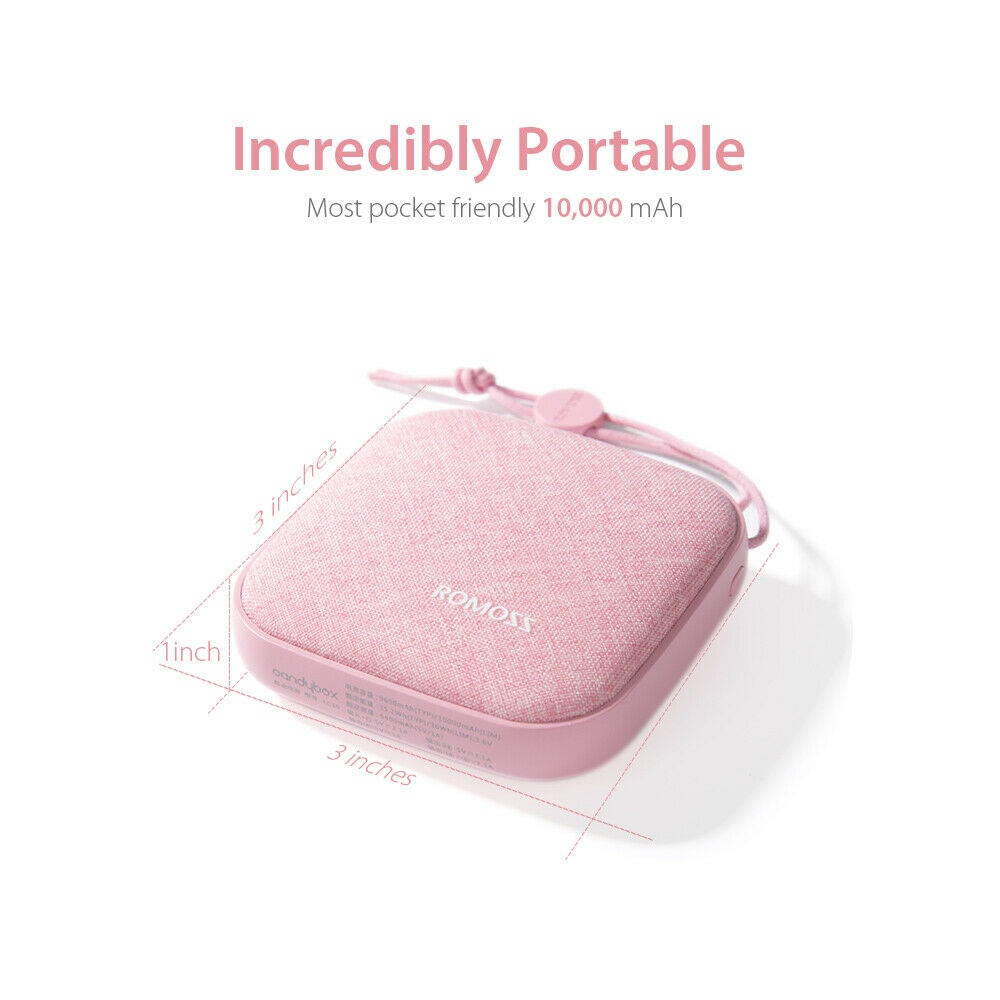 Portable Power Bank 2 USB 2.1A Stylish Battery Charger For Mobile Phone