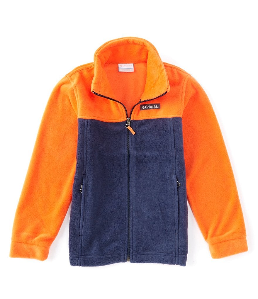 First Wave Big Boys 8-20 Brown Pleather Moto Jacket