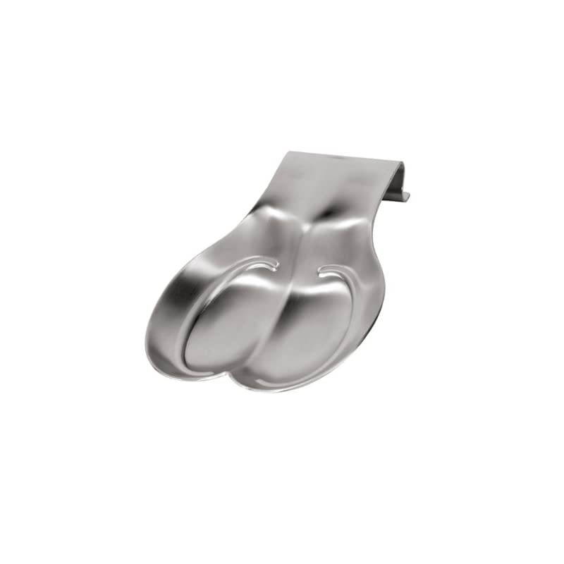 Double Stainless Steel Spoon Rest