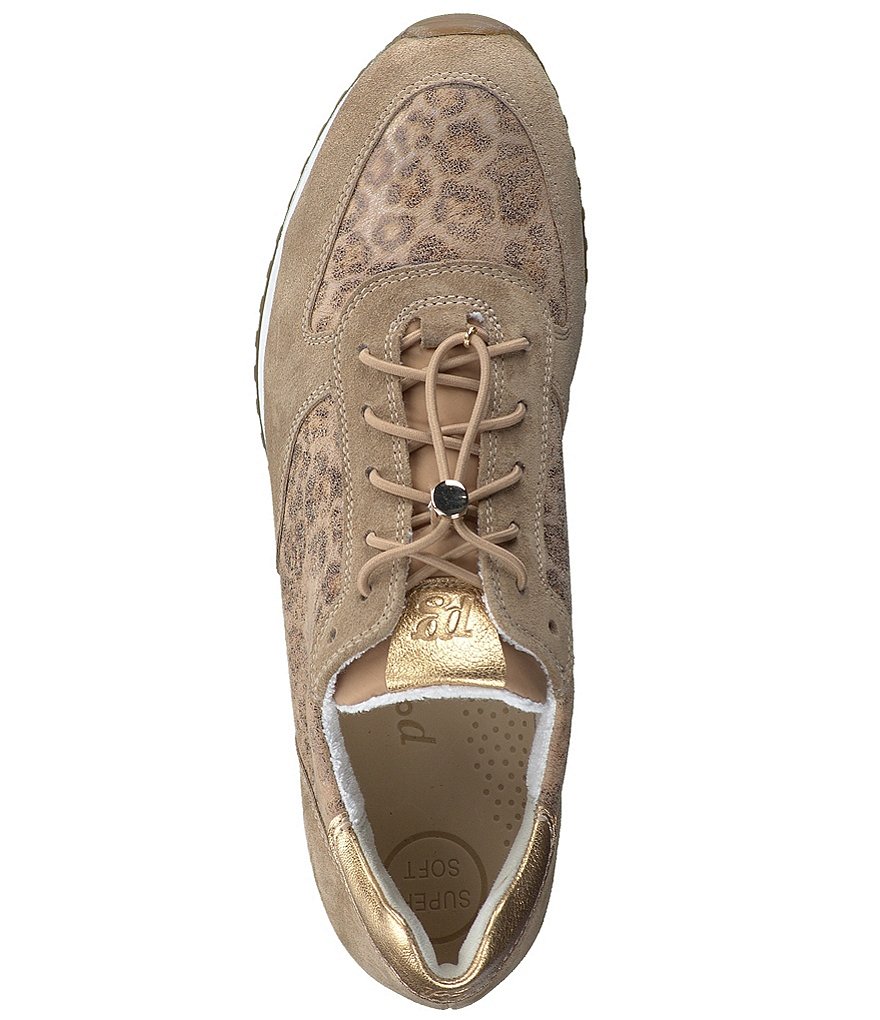 Paul Green Elvis 2021 Leather and Leopard Print Sneakers