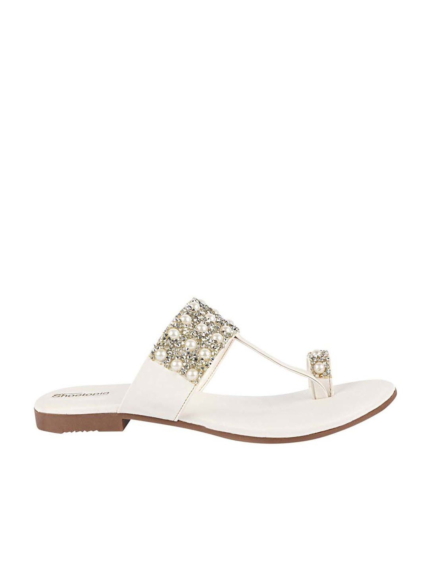 Shoetopia Kids Black Toe Ring Sandals