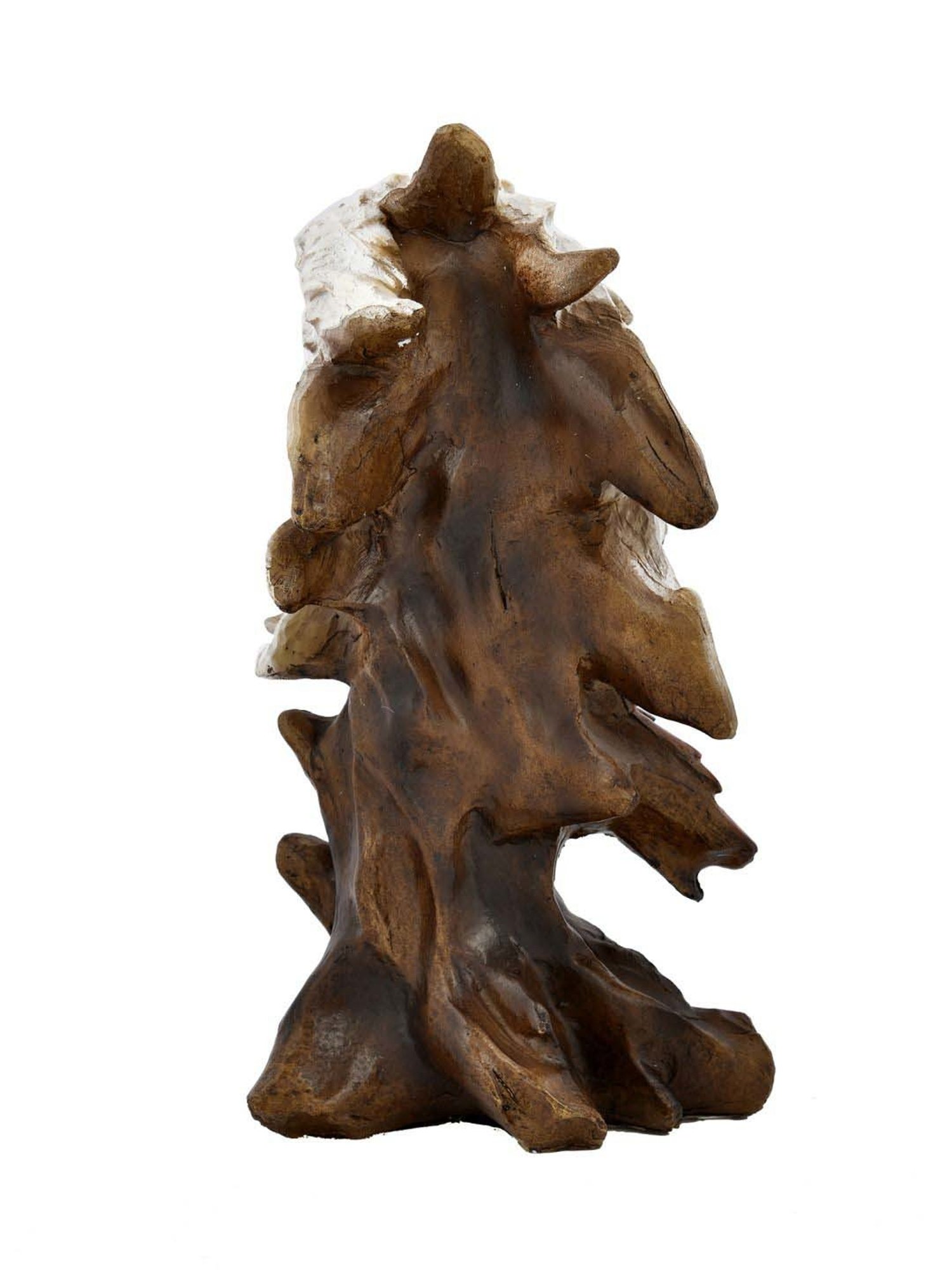 Tayhaa Brown & White Resin Wings Of Freedom Eagle Showpiece.